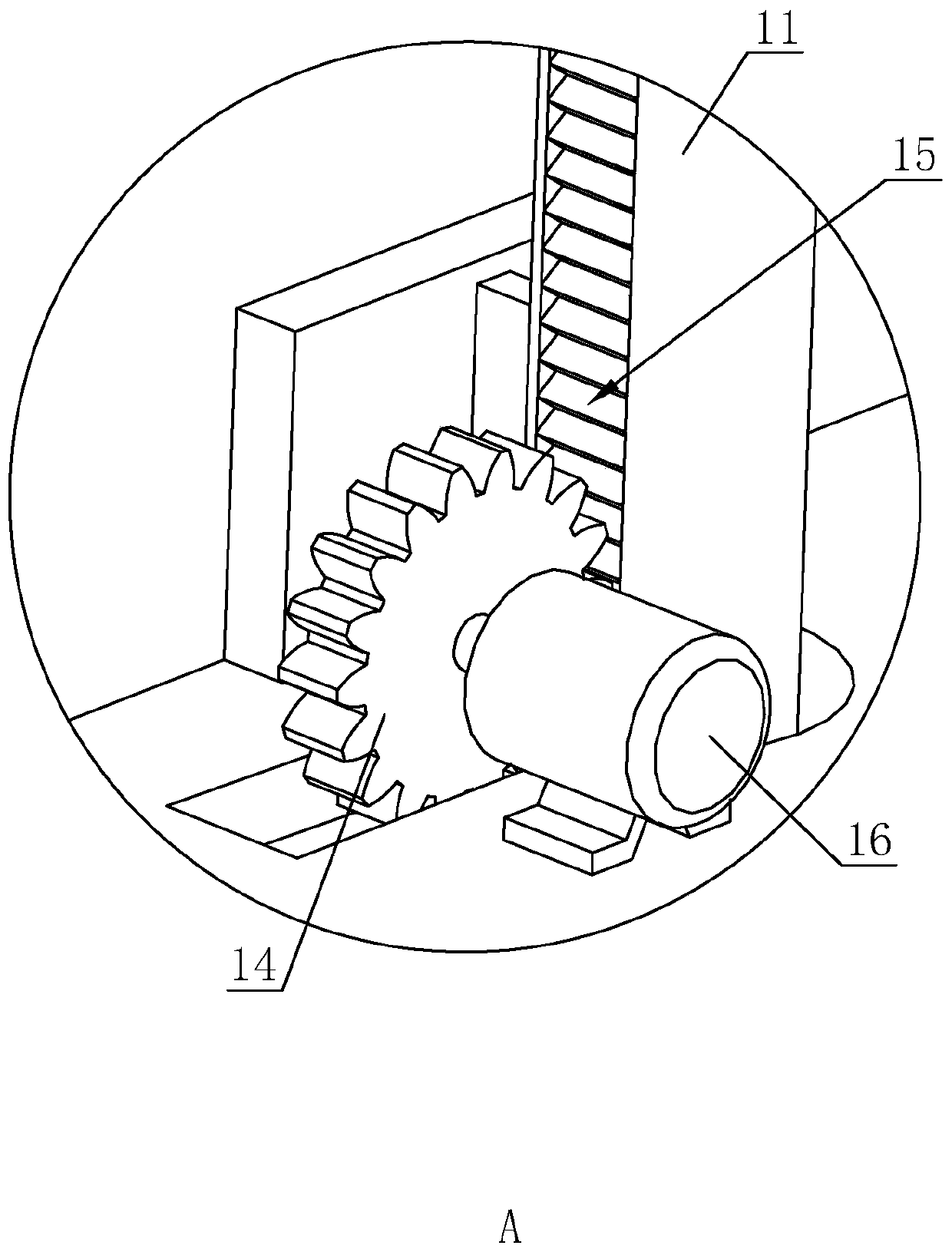 A double-opening air defense door