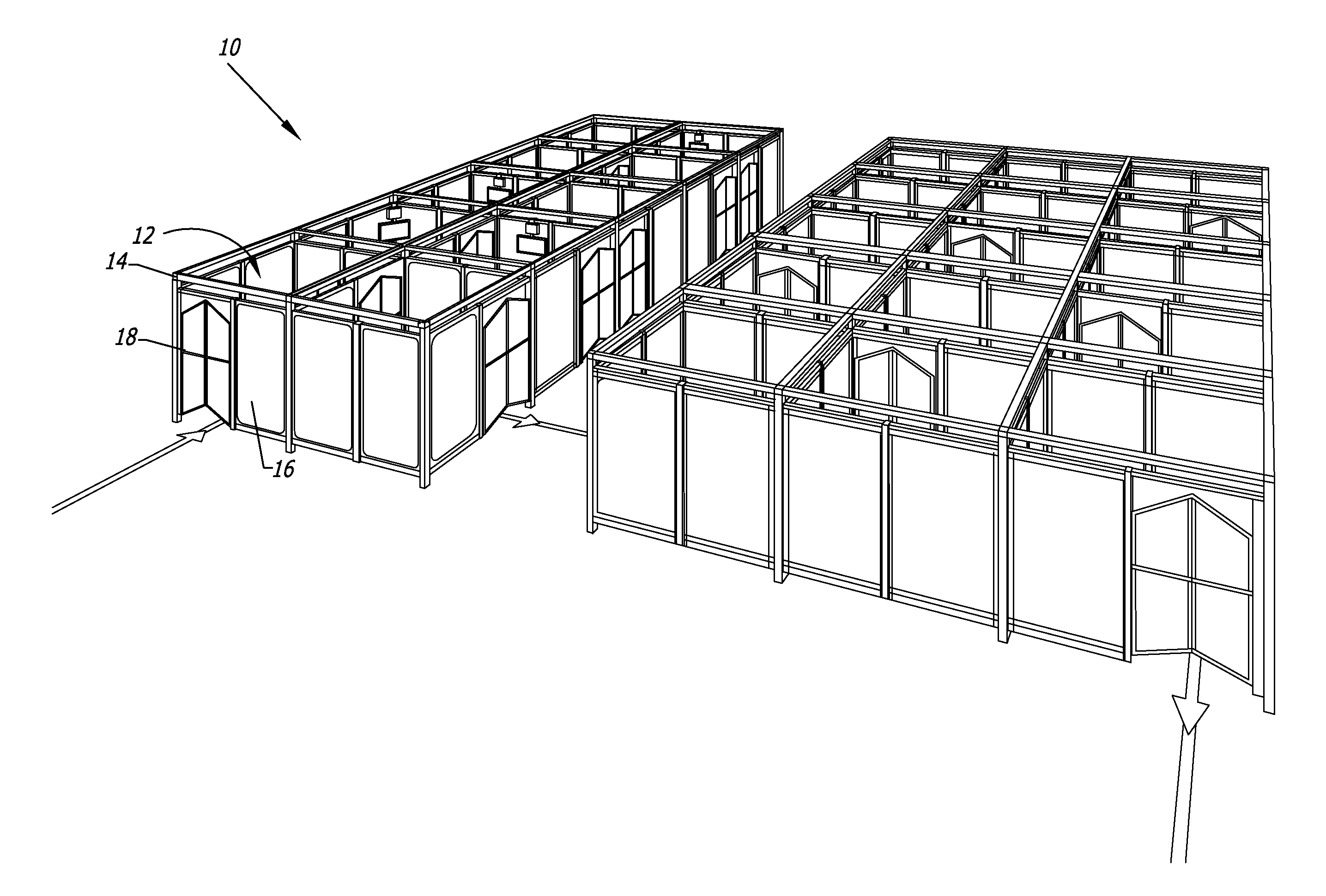 Exercise facility and related computer-generated personal training system and method