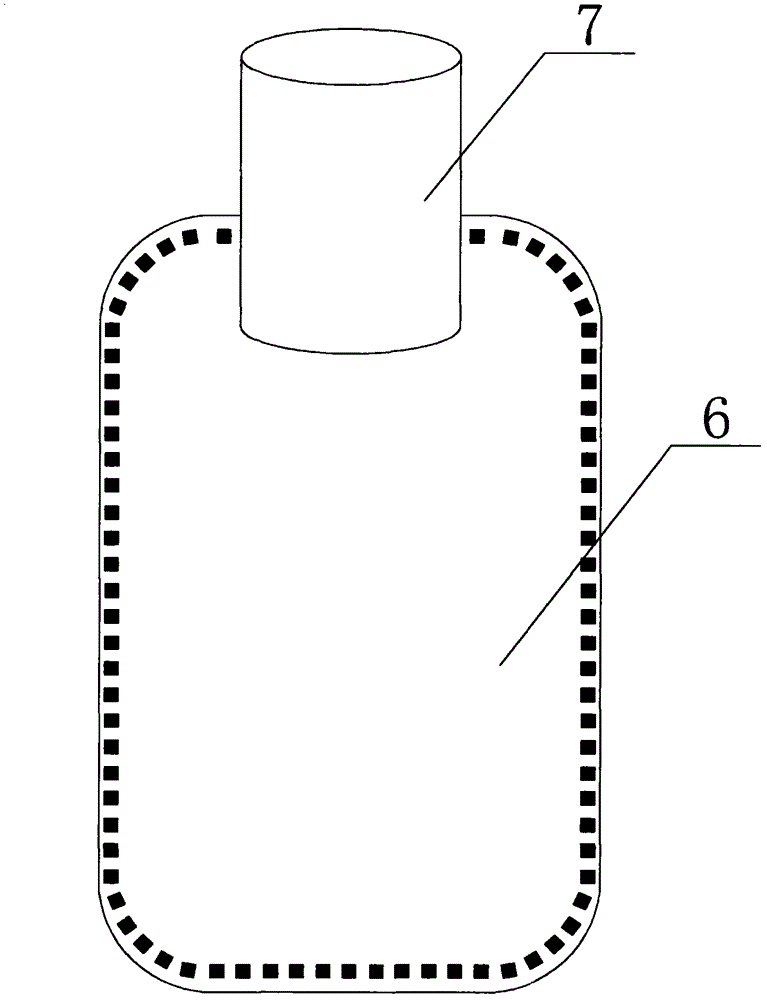 Retention enema dosing excrement collector and use method thereof