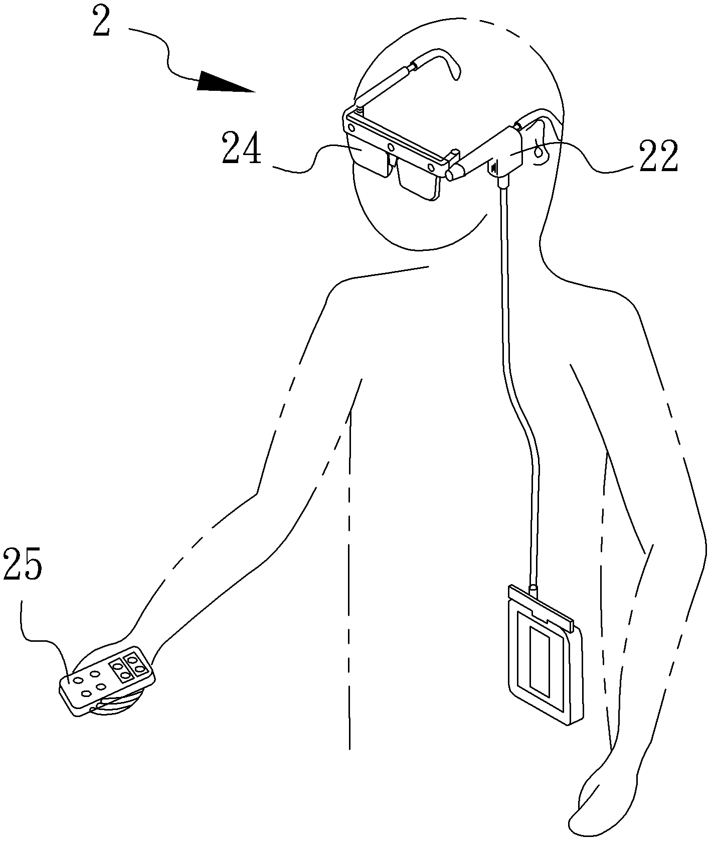 Head-mounted image acquisition analysis display system and method thereof