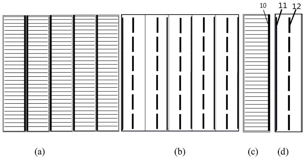 A kind of solar cell component and preparation method thereof