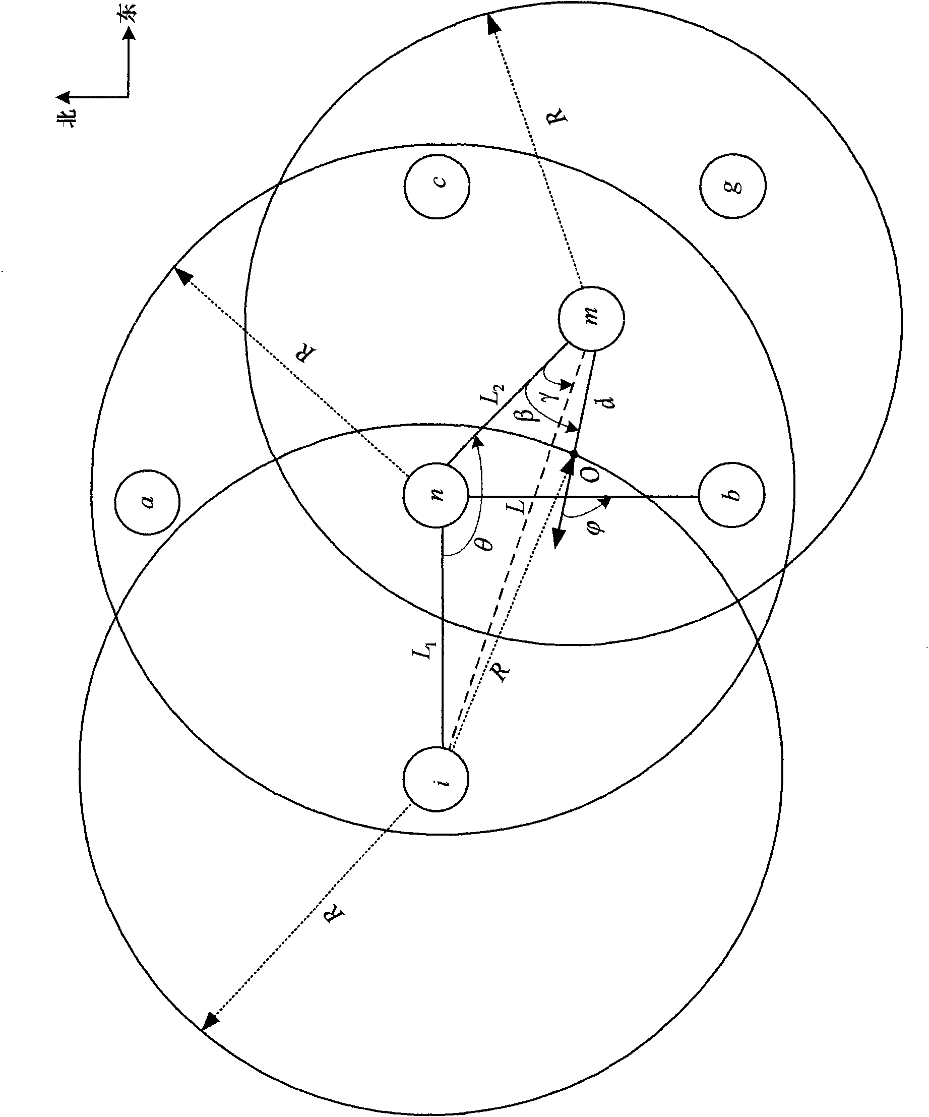 Supporting node mobility method based on node speed