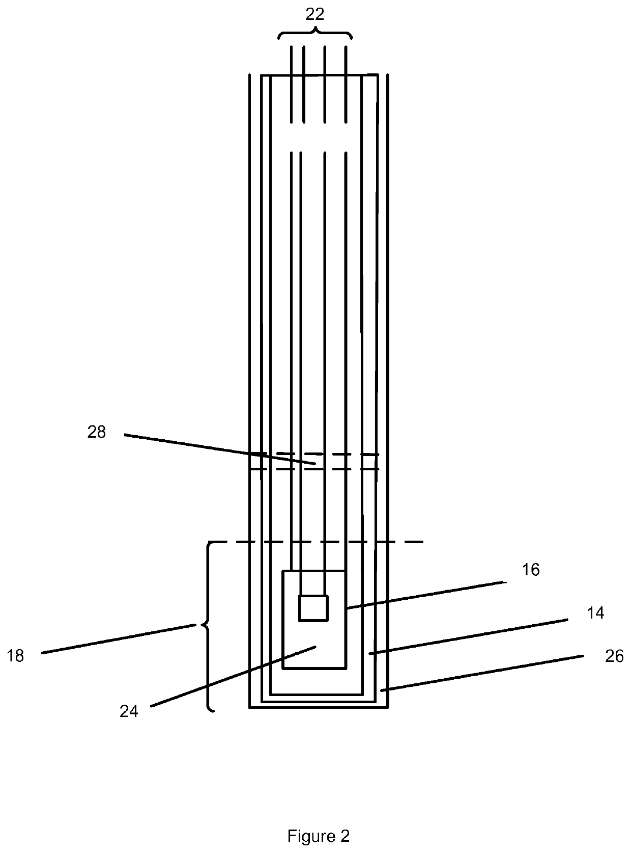 Device and system for fluid flow measurement