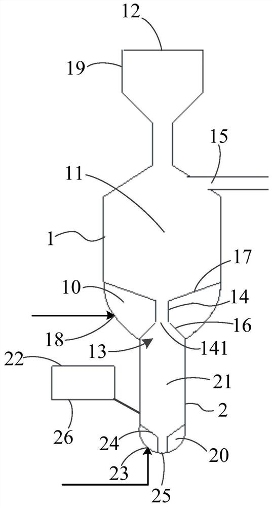 Coupling gasification system and method of pulverized coal and lump coal