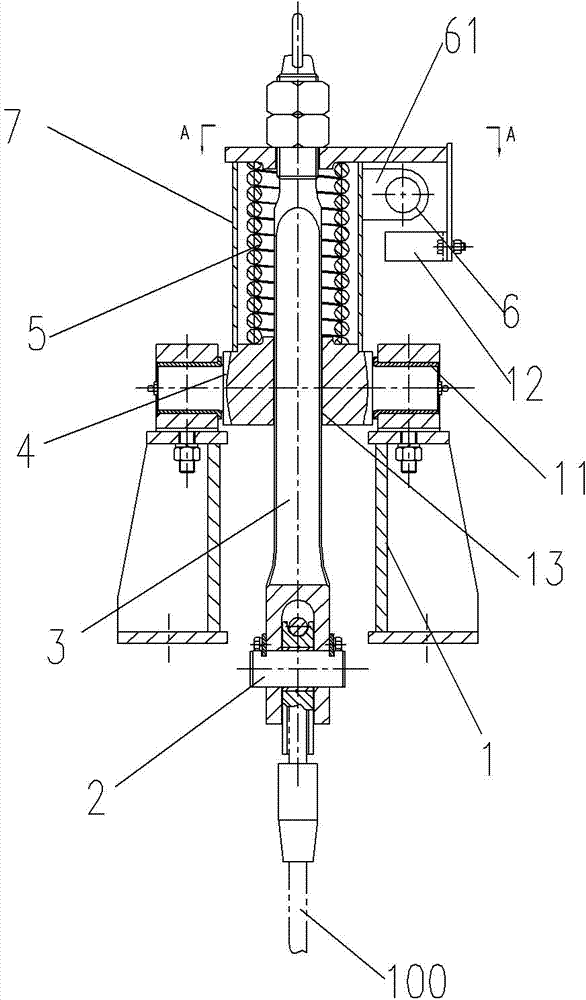 Steel-wire-rope fixing device