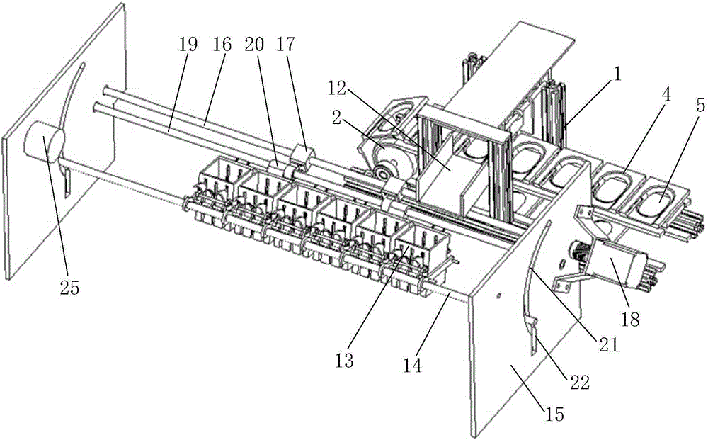 Pneumatic propelling encasing device for poultry eggs