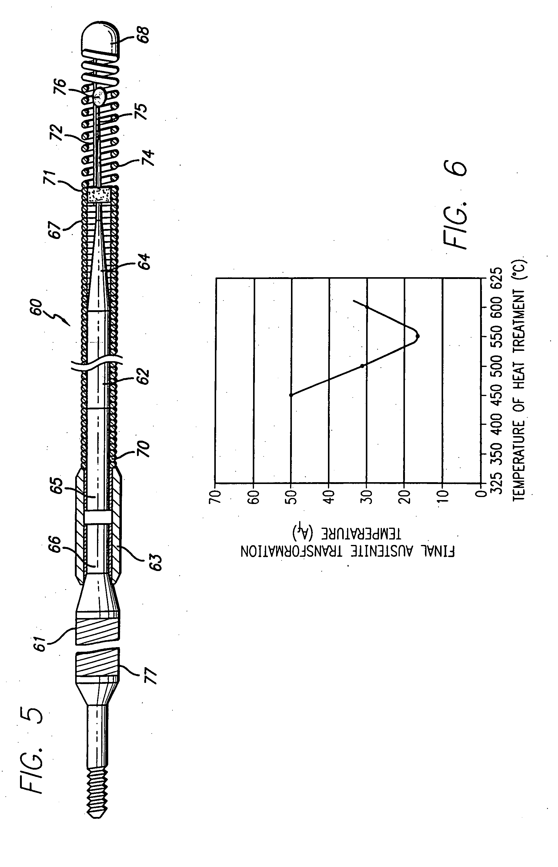 Superelastic guiding member