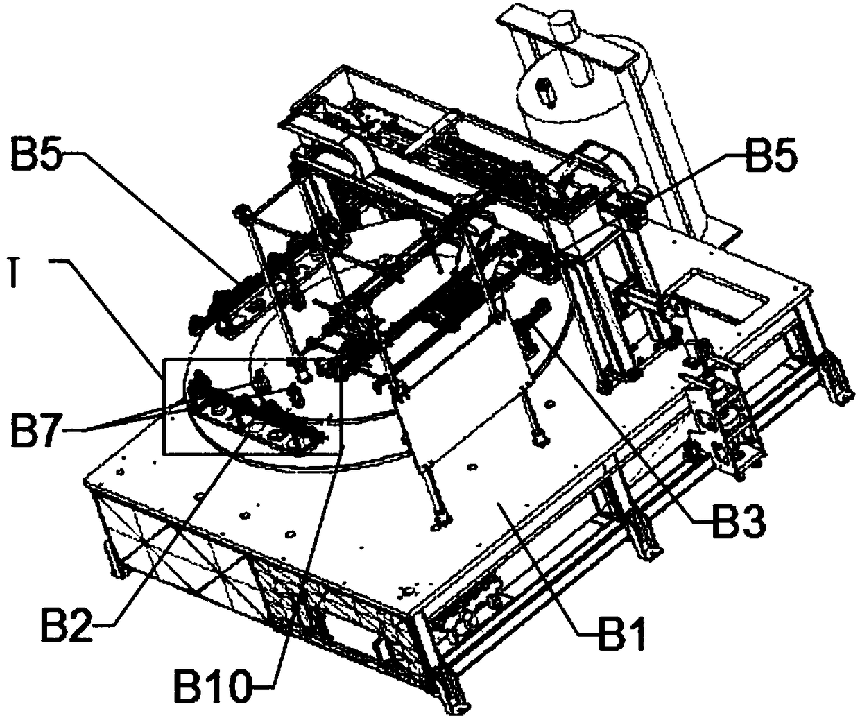 Assembly system for automobile seat slide rail holder