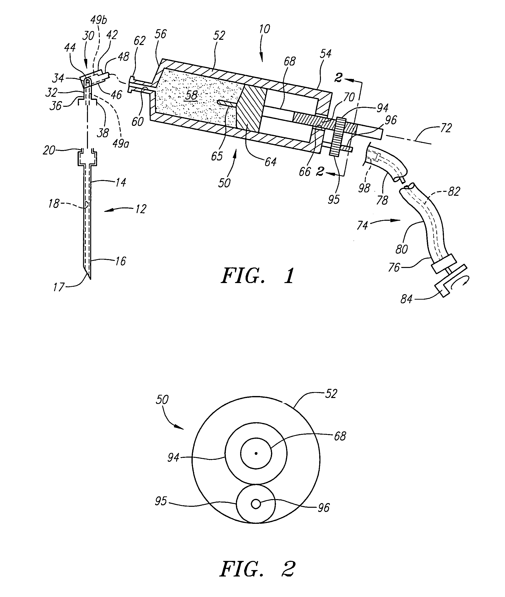Apparatus and methods for delivering compounds into vertebrae for vertebroplasty