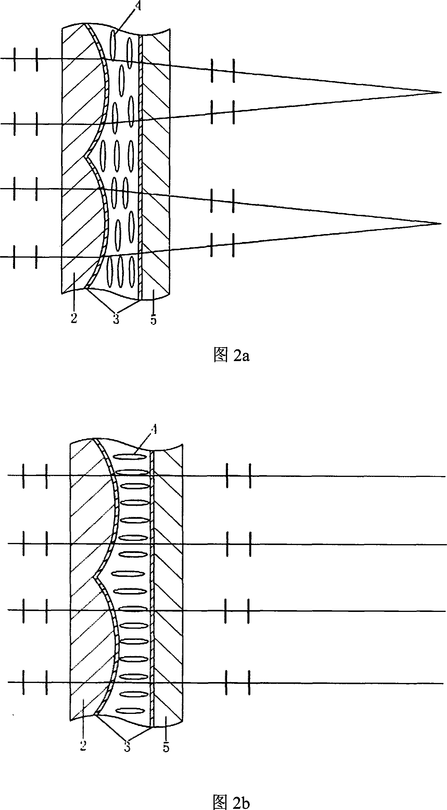 2D-3D switching stereo display device