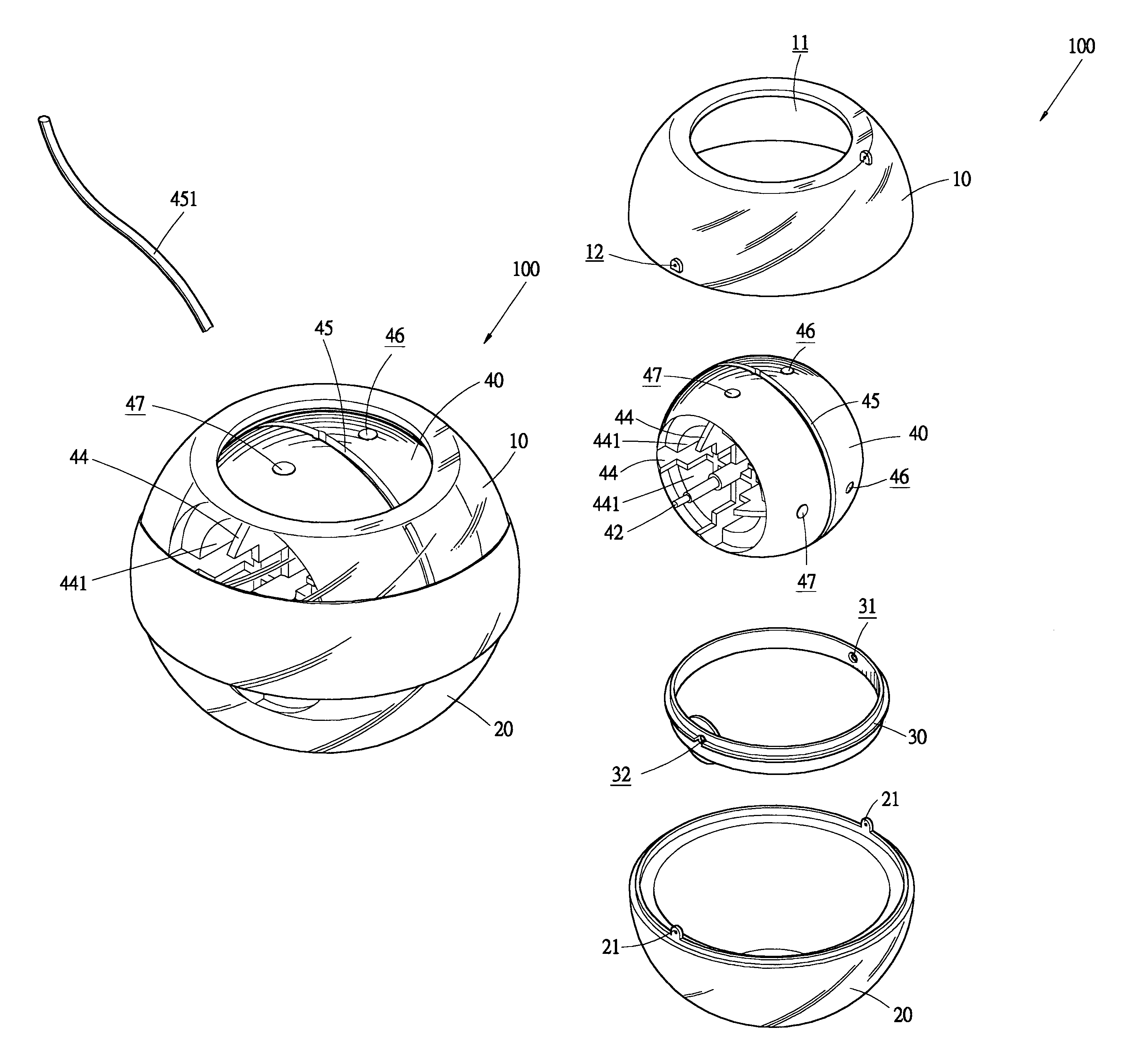 Wrist exerciser with sound generator