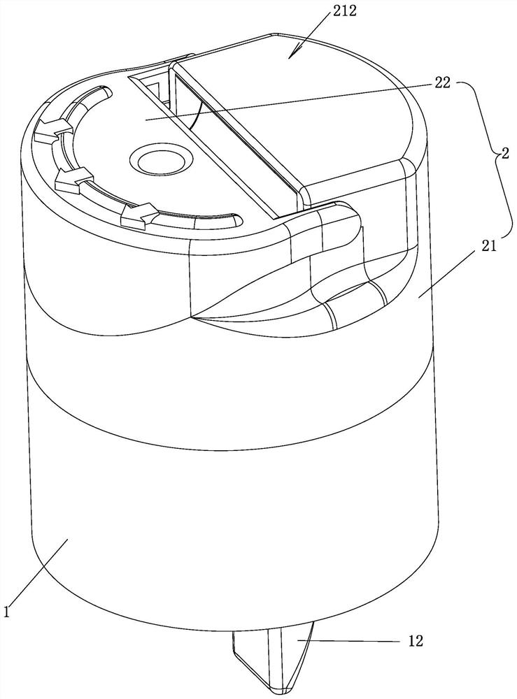 Automatic cover opening and closing assembly convenient to operate