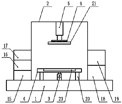 Detection device for pressure container