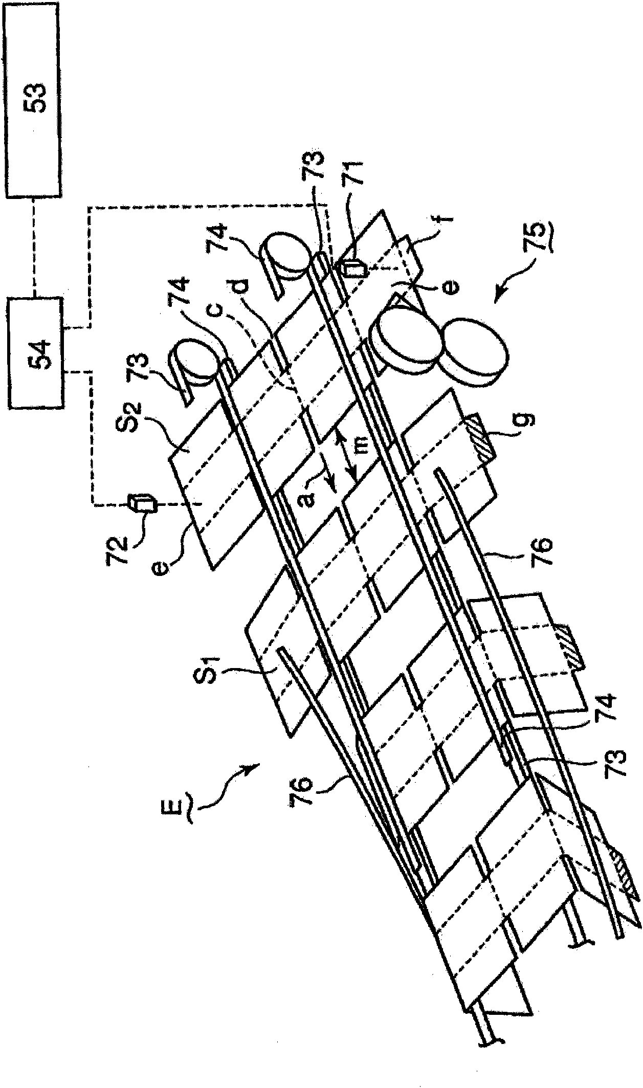 Method and device for making box of corrugated cardboard sheet