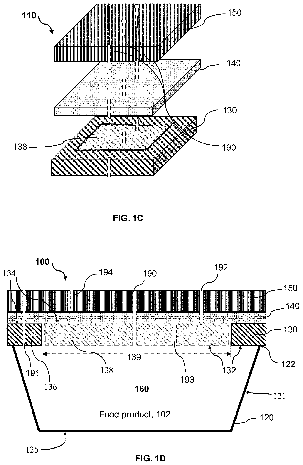 Resealable packaging device and method for packaging food product