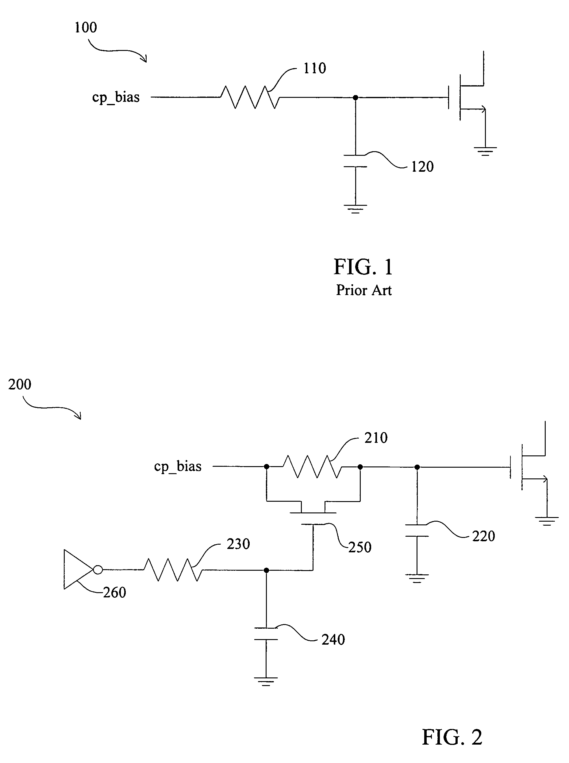 Low-noise, fast-settling bias circuit and method