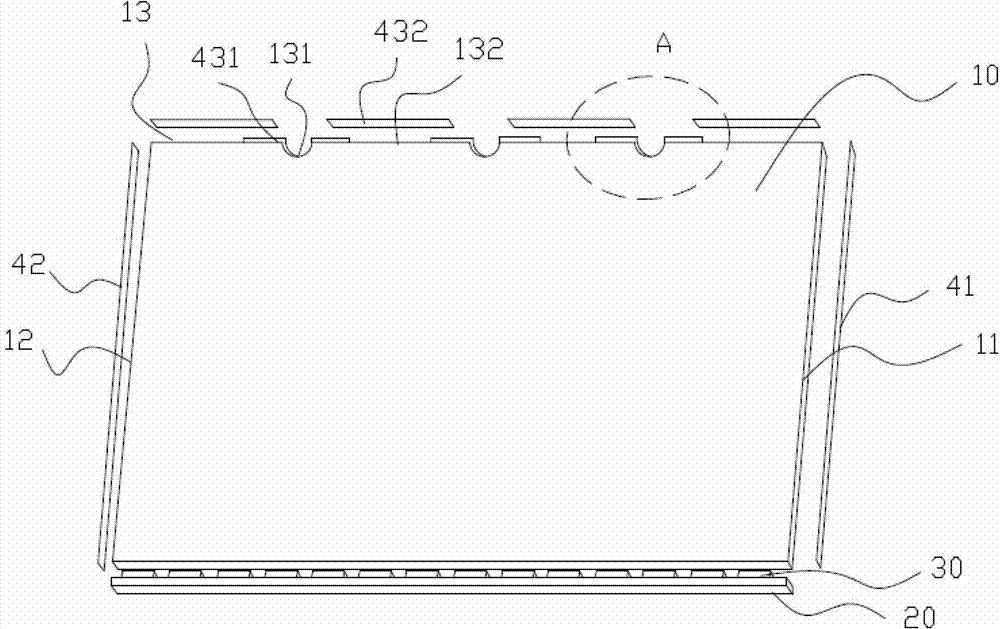 Reflecting film, backlight module provided with same and display device provided with same