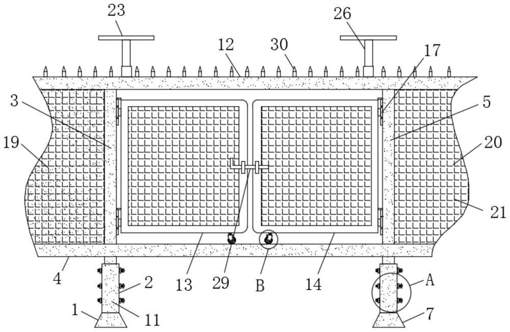 Detachable ecological planting fence