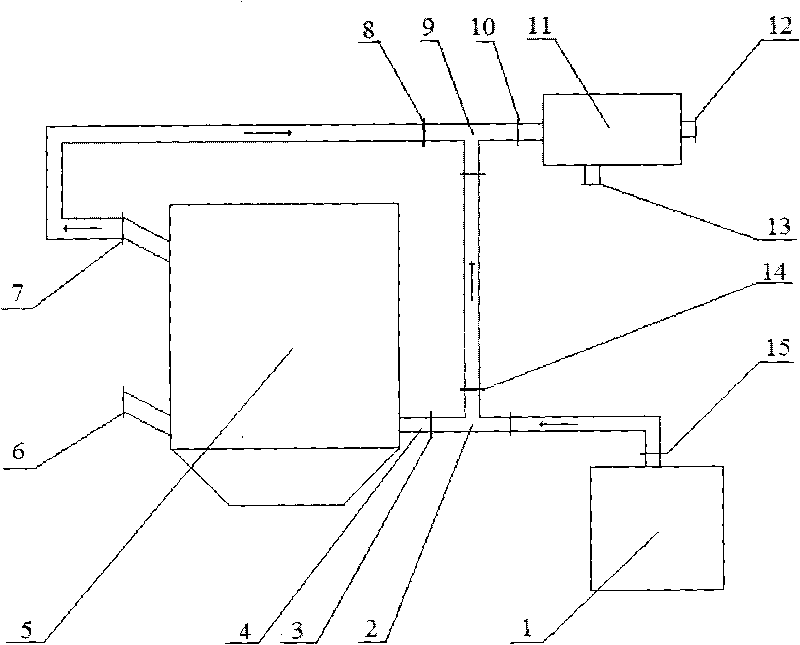 Grinding system used for extracting vanadium from stone coal