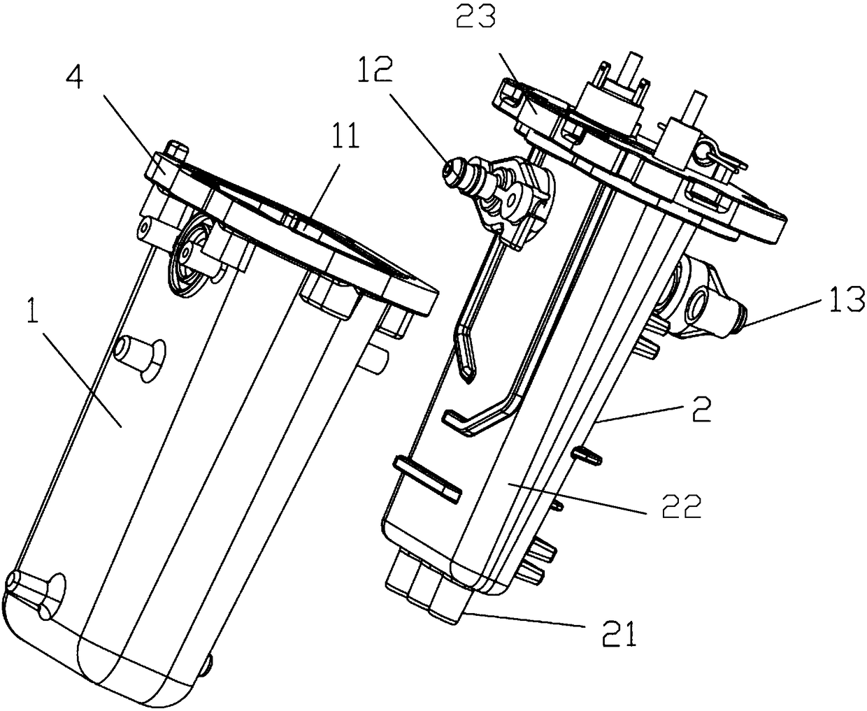 A heating pot assembly