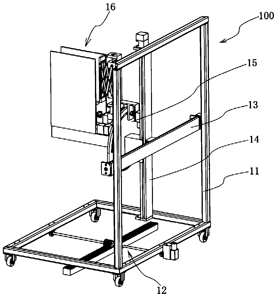 Book gripping device applied to intelligent book shelf and book picking and returning method of book gripping device
