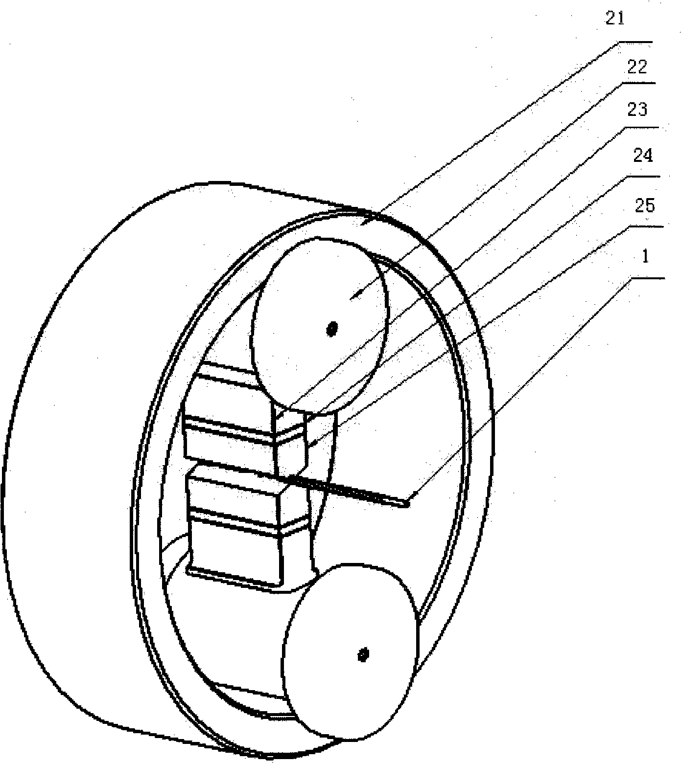 Method for making wire cable packaged with flat yarn in appearance