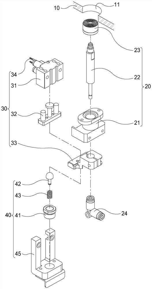 Gas supply device for wafer container