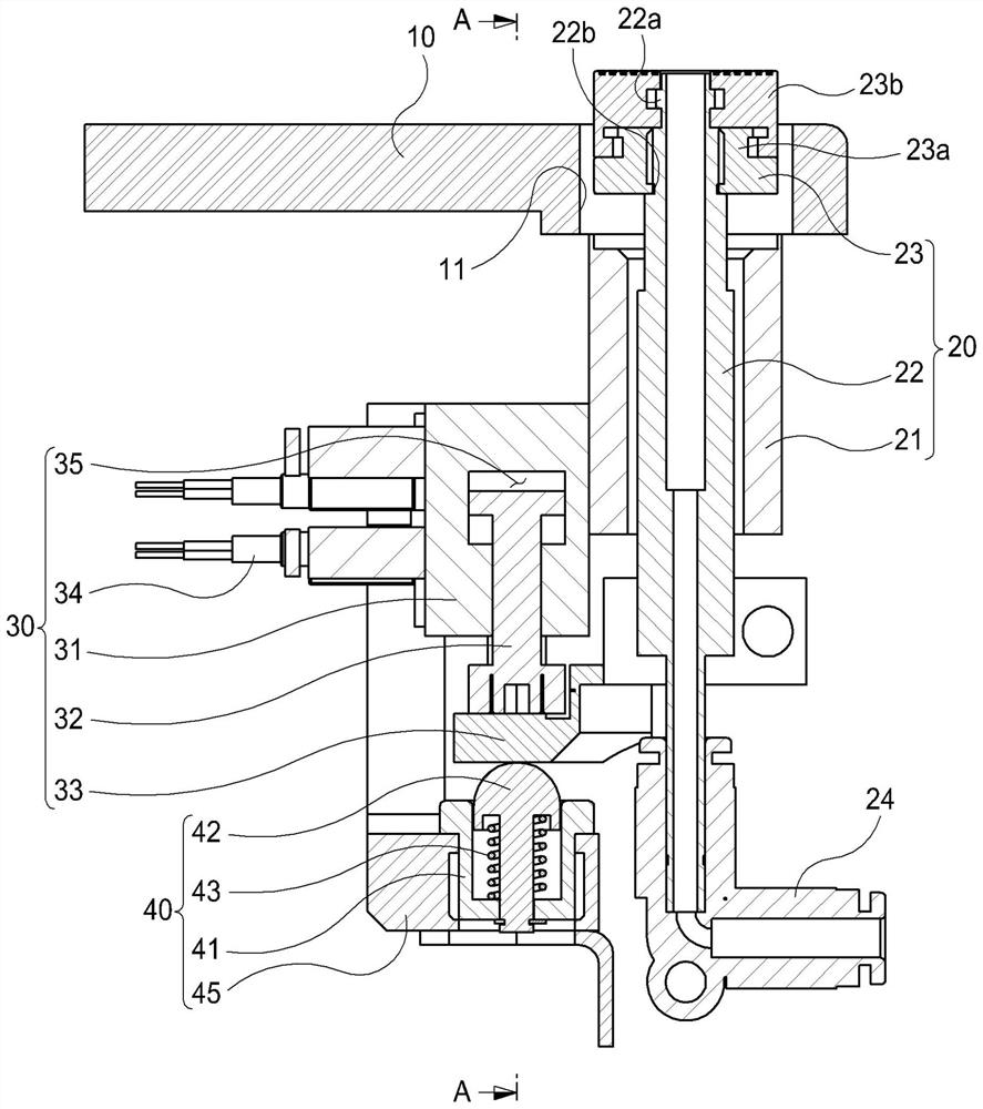 Gas supply device for wafer container