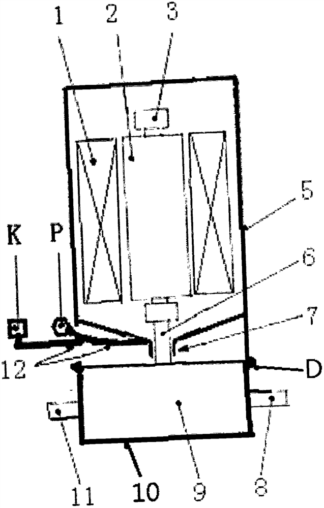 Pump structure using air jacking for sealing liquid molecules in pump without leakage during operation and including deep submersible pump and amphibious use method