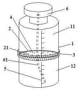 A perfume bottle enabling perfume to be diluted