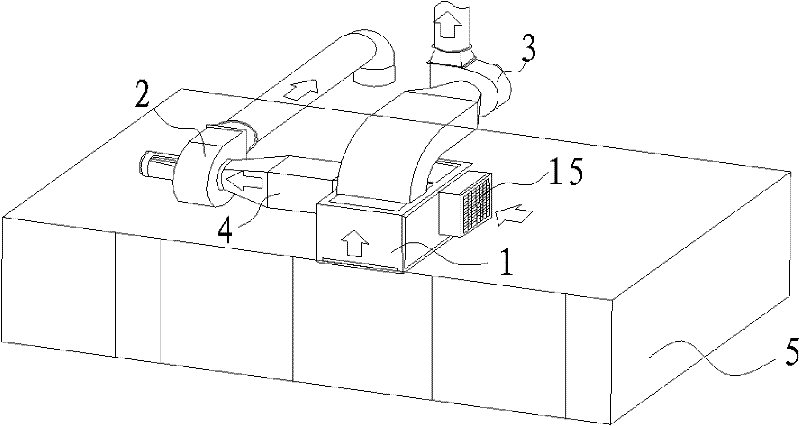 Energy-saving device for heat recovery and utilization of coating machine