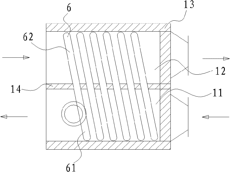 Energy-saving device for heat recovery and utilization of coating machine