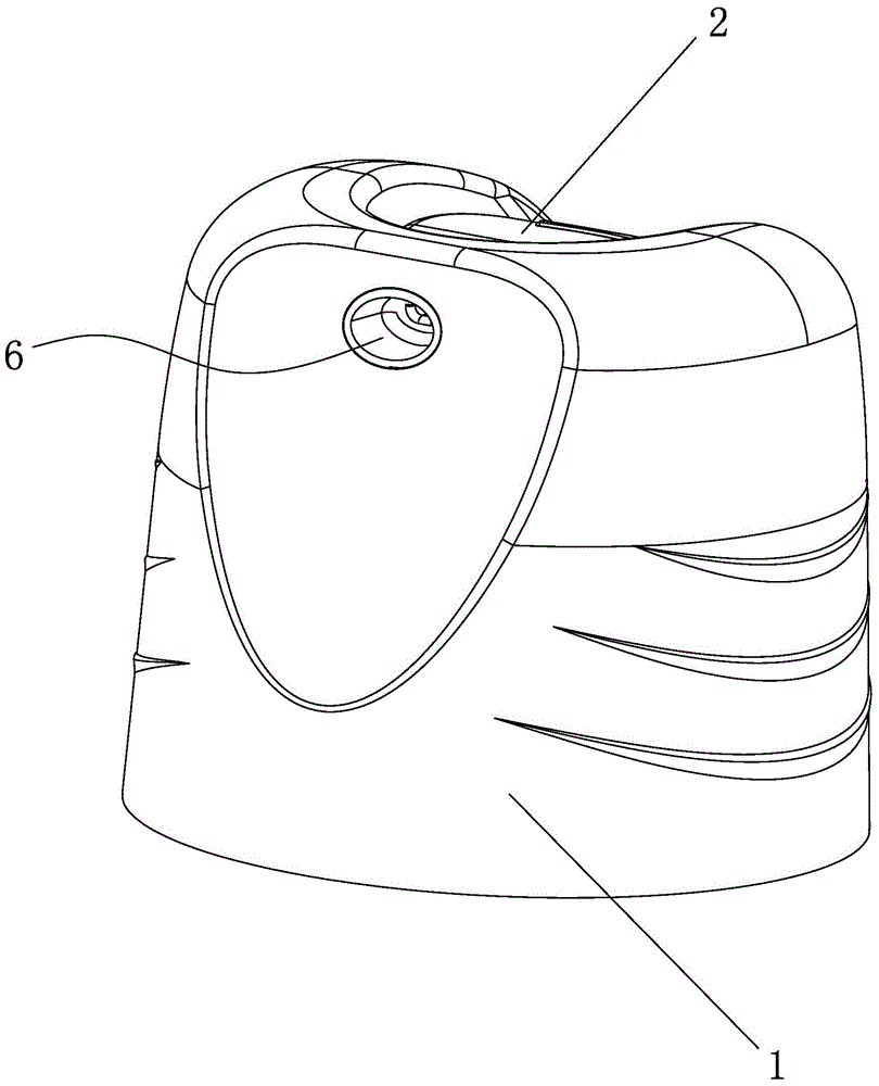 Foam spraying cover with insertion type protection structure