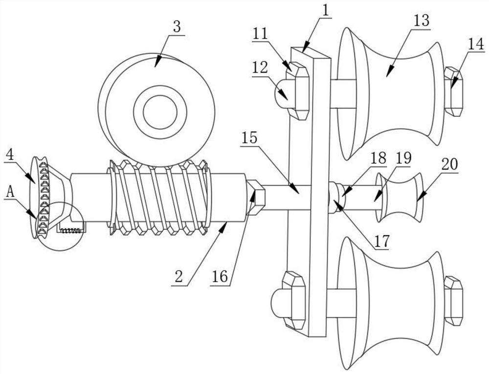 Winding device for textile processing