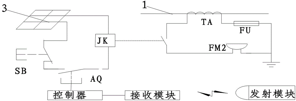 Sound-type wireless high voltage detection apparatus