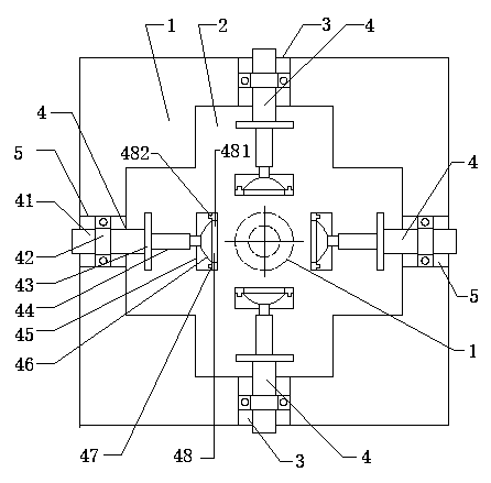 Clamp for numerical control machine tool