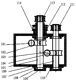 Underwater verticality adjustment device of acoustic Doppler current profiler (ADCP) sensor