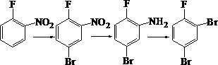 1,3-dibromo-4-fluorobenzene preparation method
