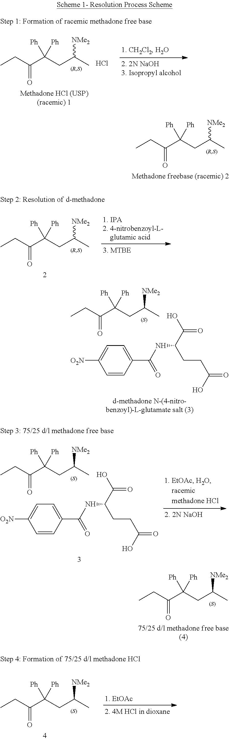 Non-racemic mixtures of various ratios of D- and L-methadone and methods of treating pain using the same