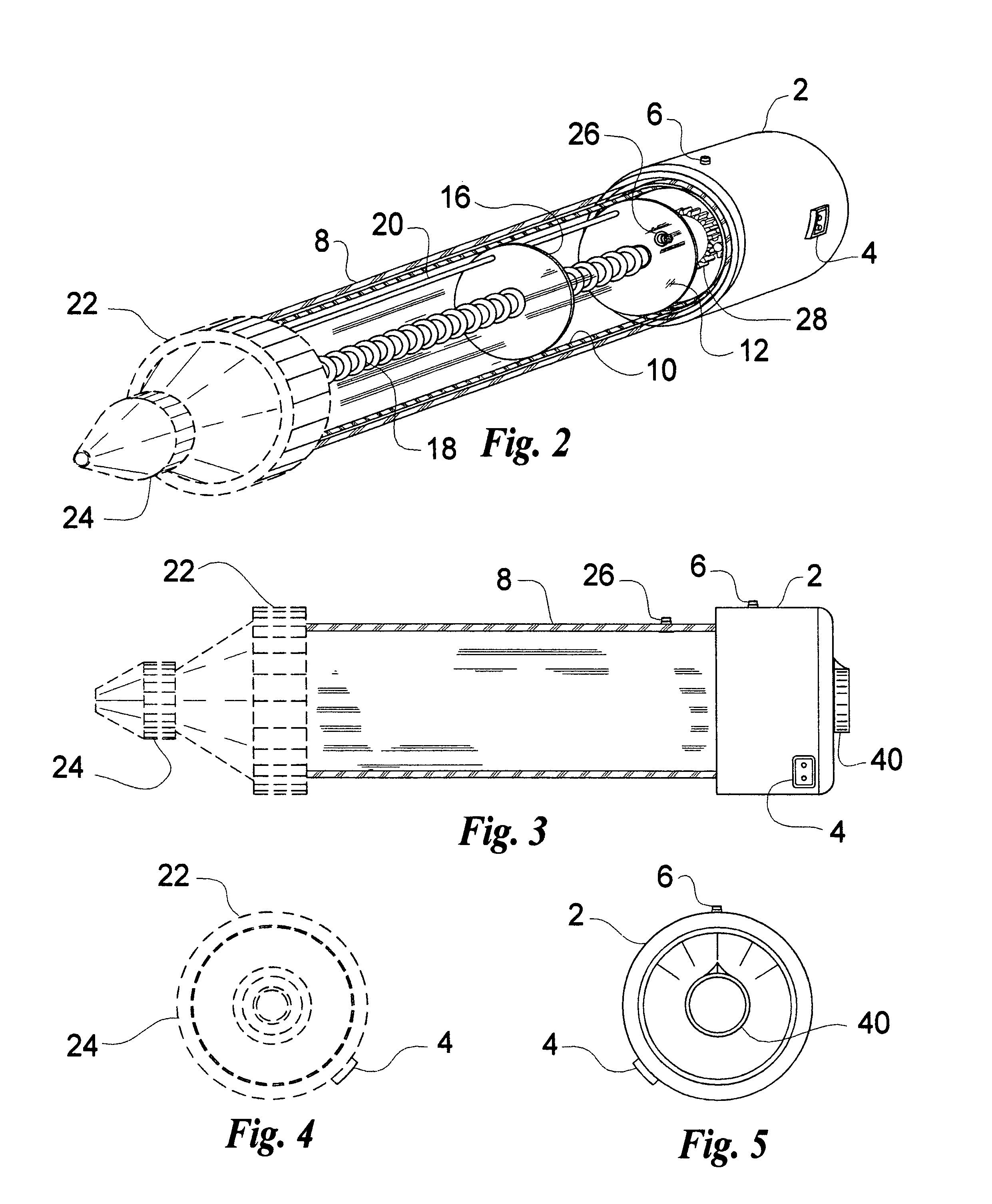 Powered dispenser with interchangeable cartridges