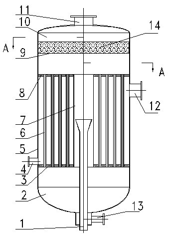 Sugar liquid evaporator with sharp expansion and accelerated flow converging-diverging tubes inserted with twisted leaves