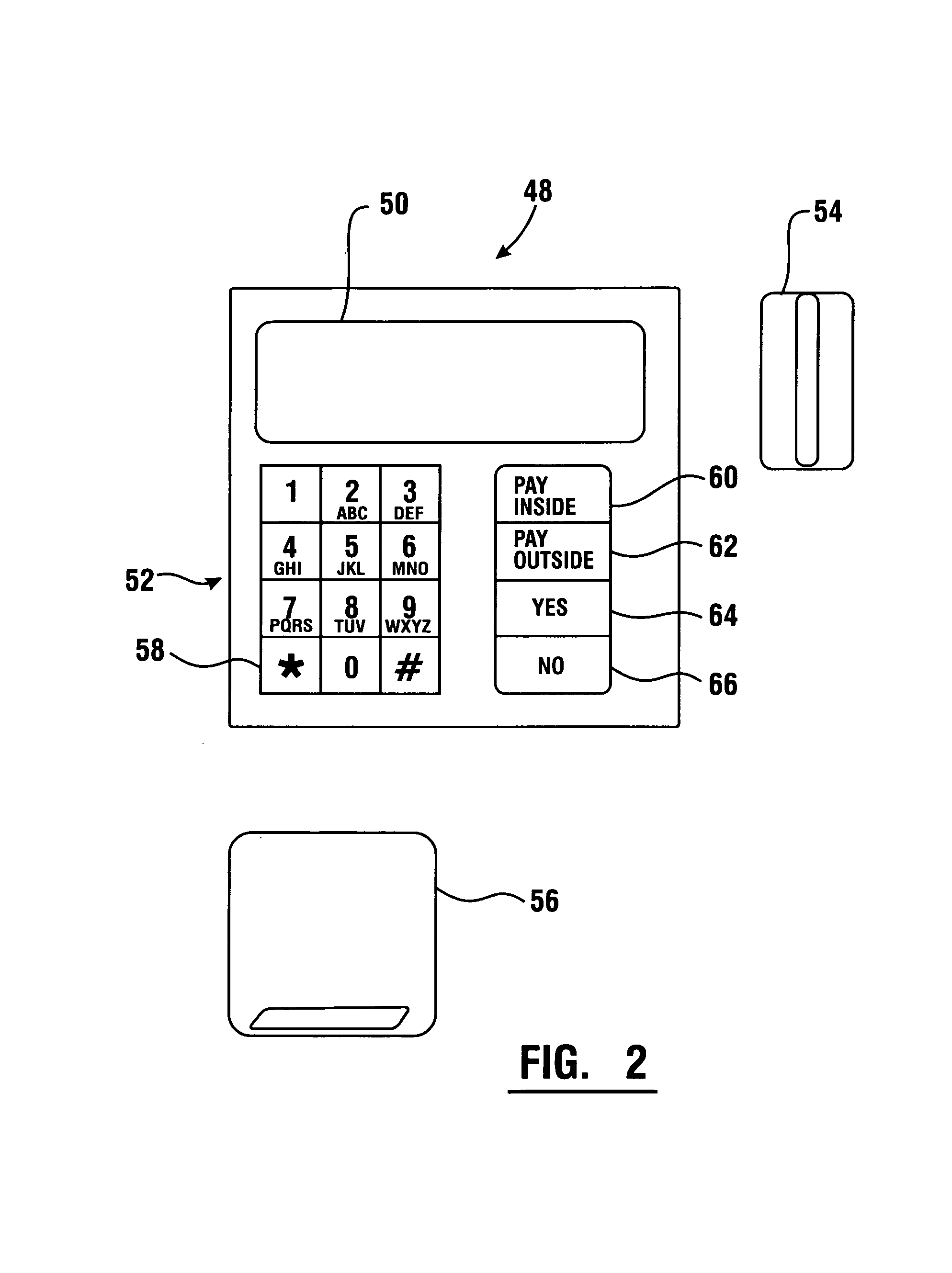 Cash dispensing method for self-service facility such as motor fuel dispensing facility