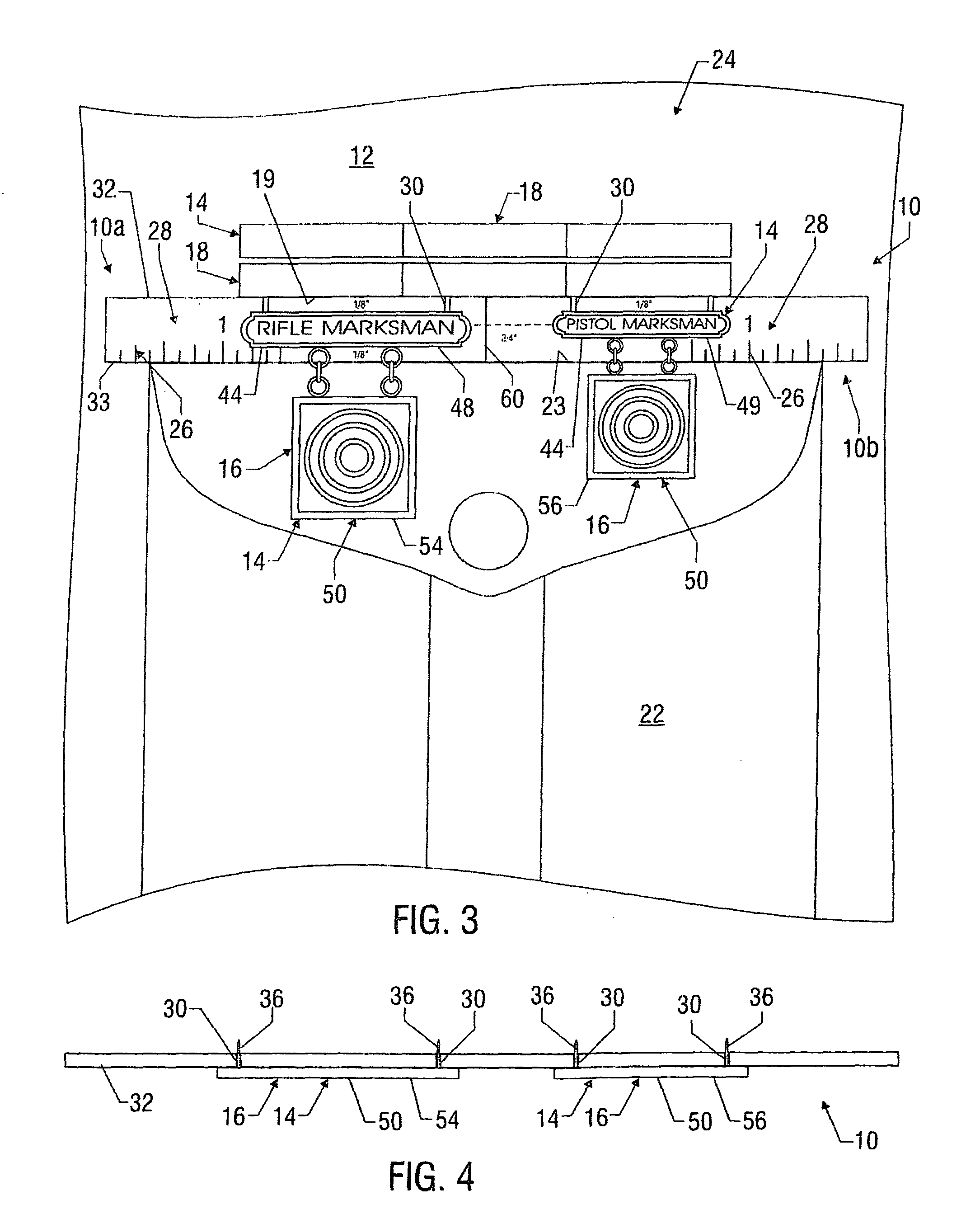 Apparatus and methods for the placement of badges, ribbons and/or other items