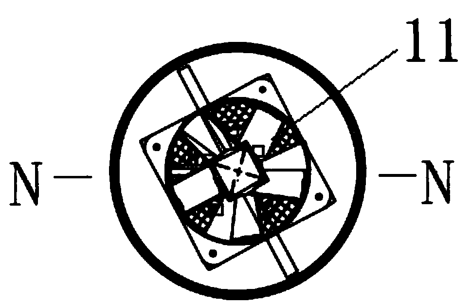 Vortex ring generation device based on radial disturbance principle