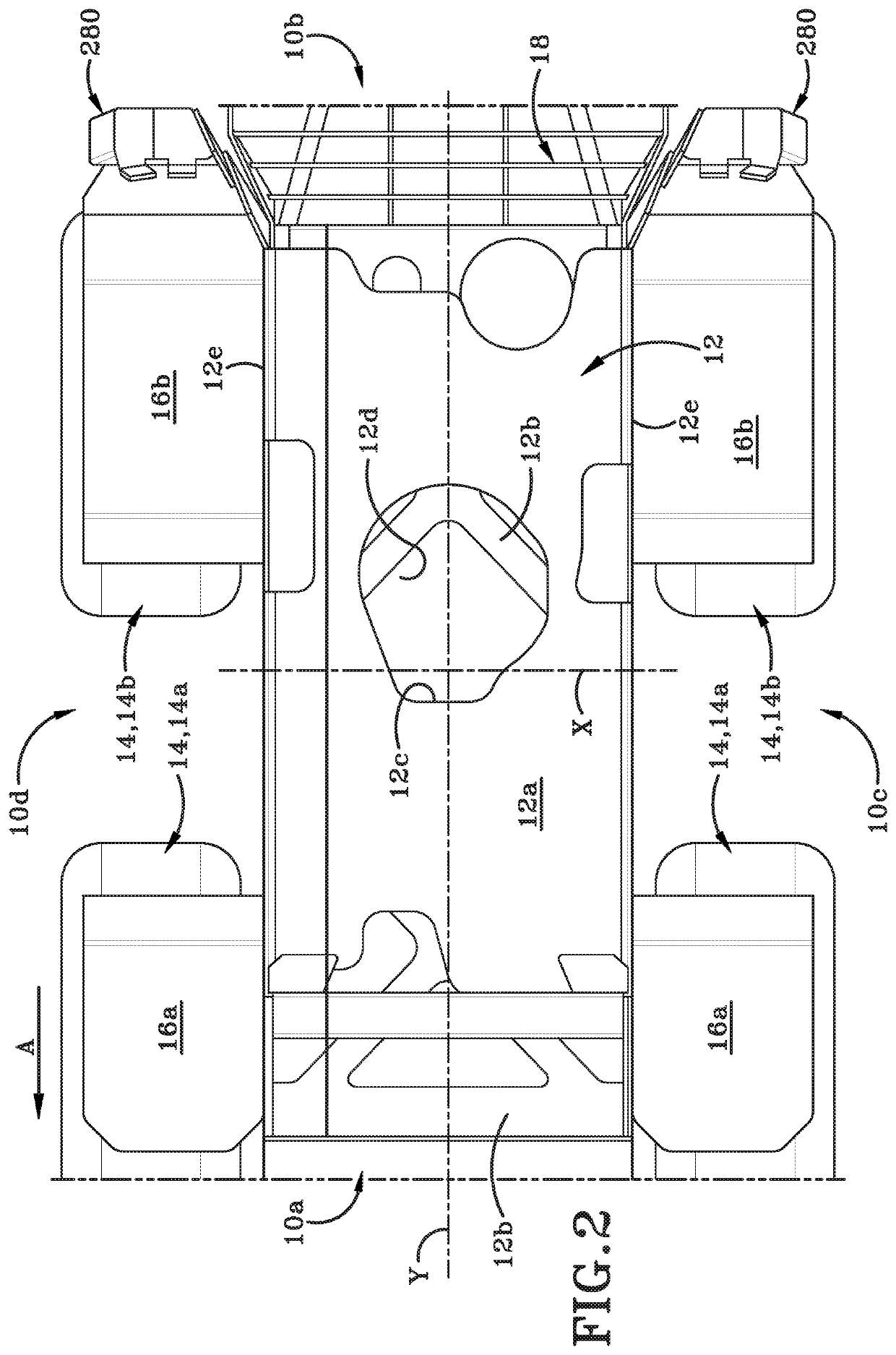 Power unit with salt spreader and salt spreader for use therewith