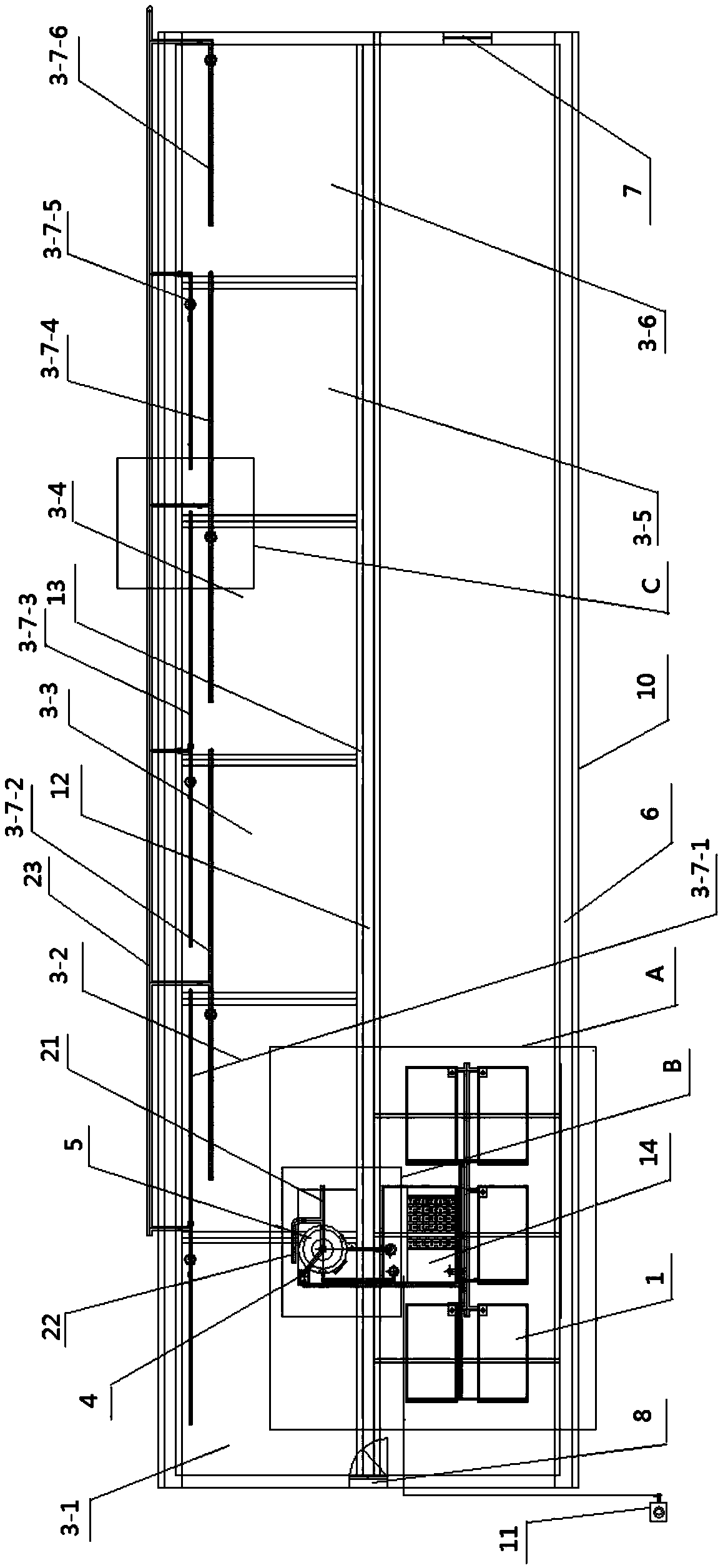 Rainbow trout culture environment release system for environmental release detection of nucleic acid vaccine and environmental release method thereof