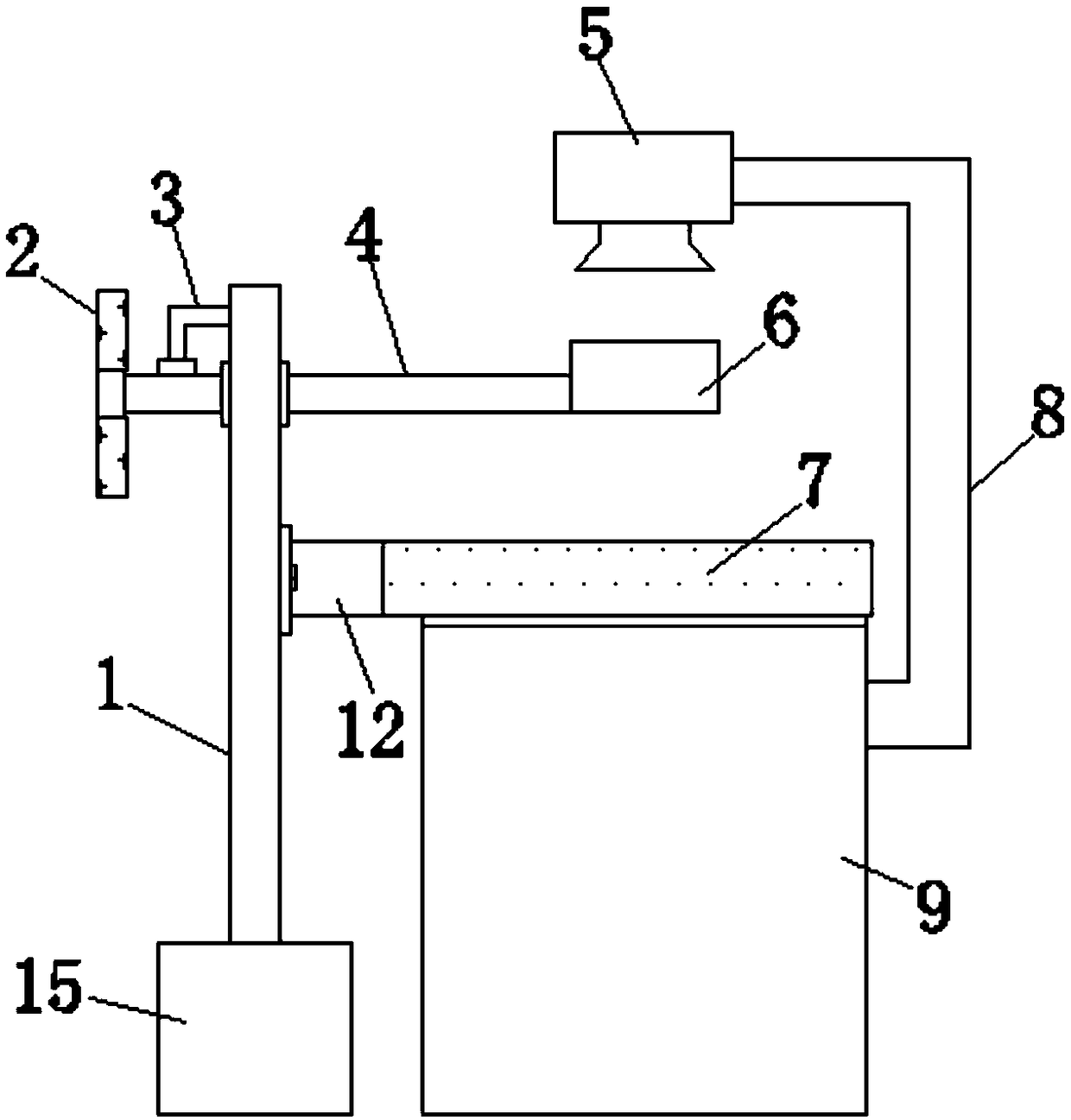 Feeding device for waste copper melting