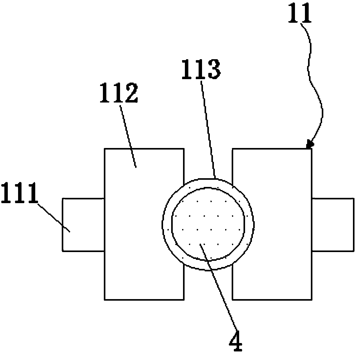 Feeding device for waste copper melting