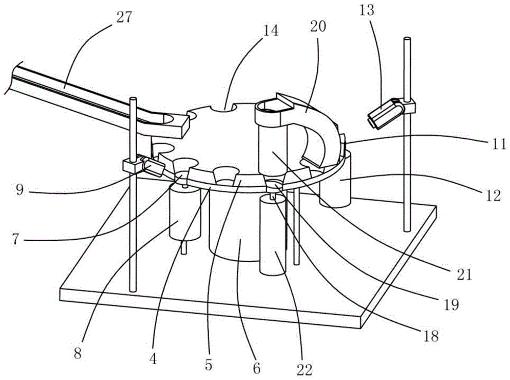 Bearing detecting and sorting device based on machine vision