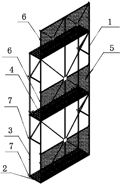 Externally-mounted work platform for fabricated building and method for operating externally-mounted work platform for fabricated building